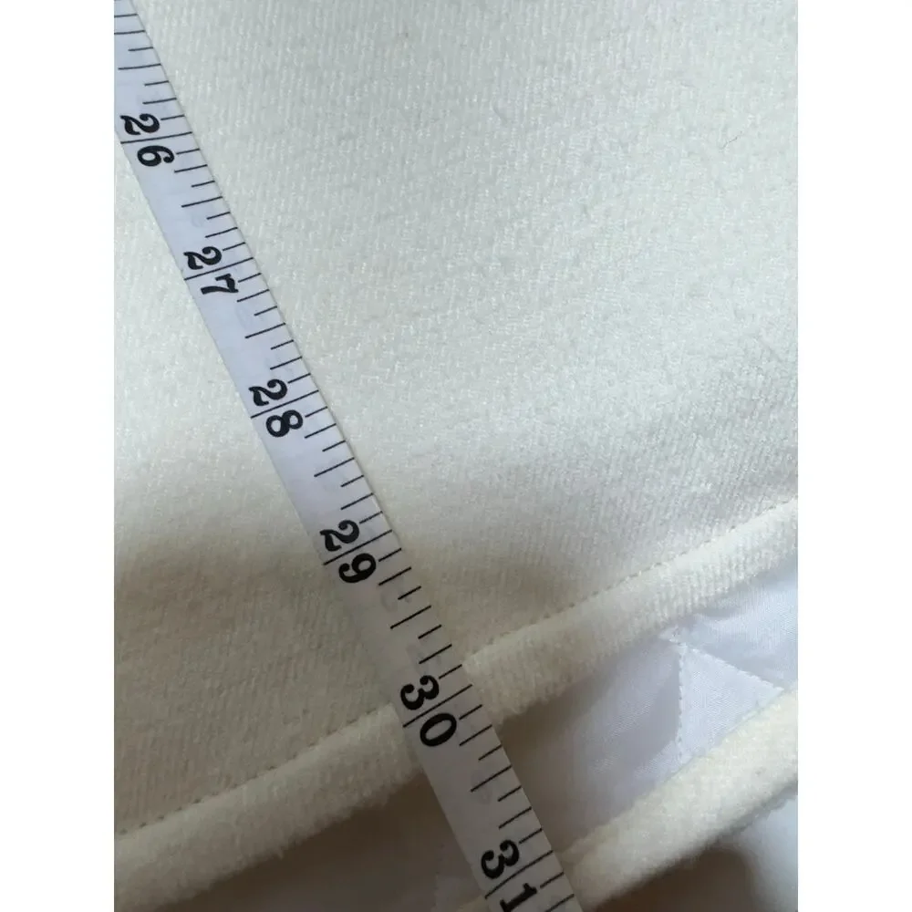 Eddie Bauer Women’s Peninsula Shacket Shirt Jacket Ivory Cream 2XL Minimalist